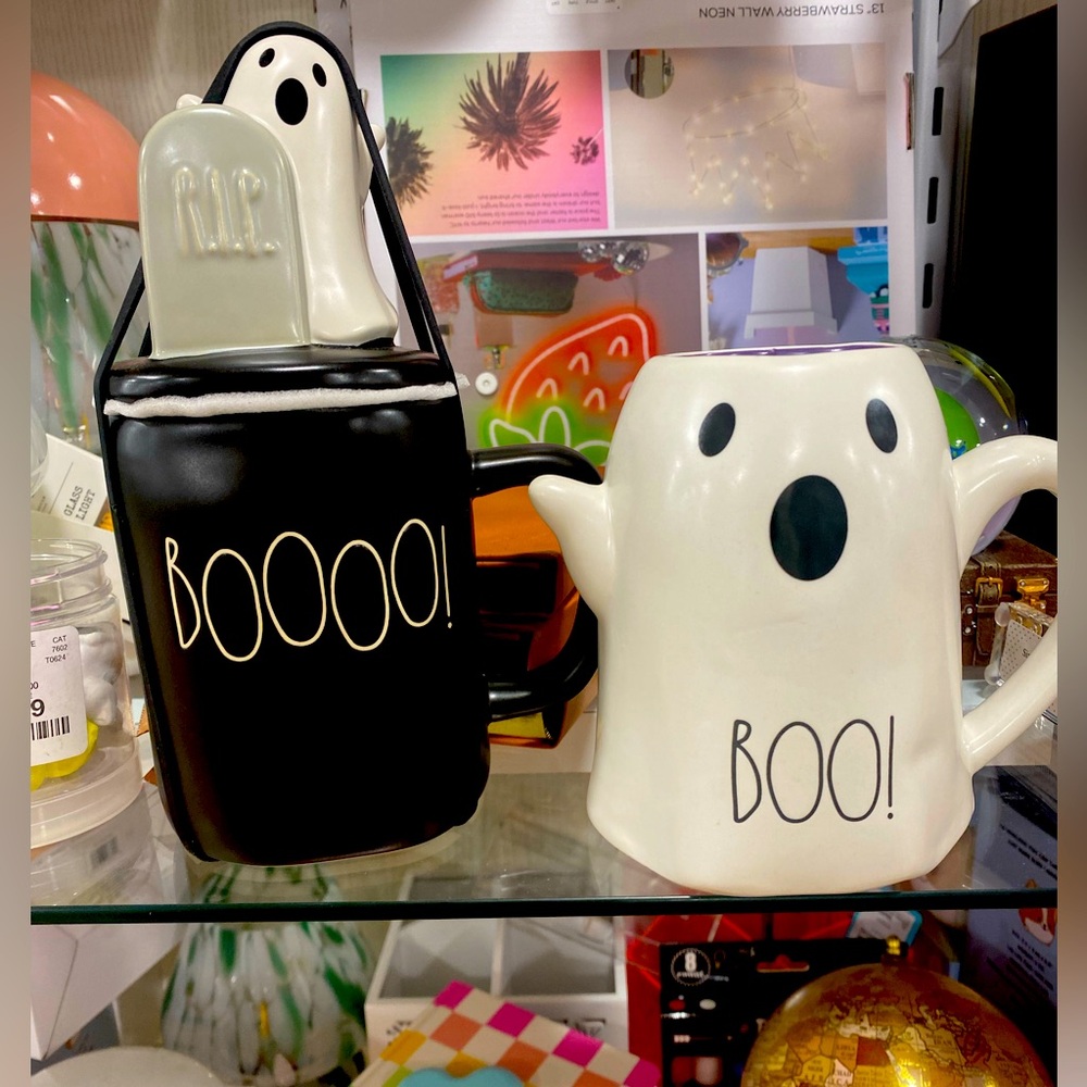 Rae Dunn Halloween mugs
